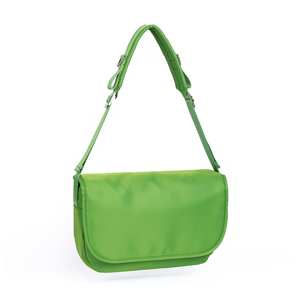 Round Flap Crossbody Bag (Green)