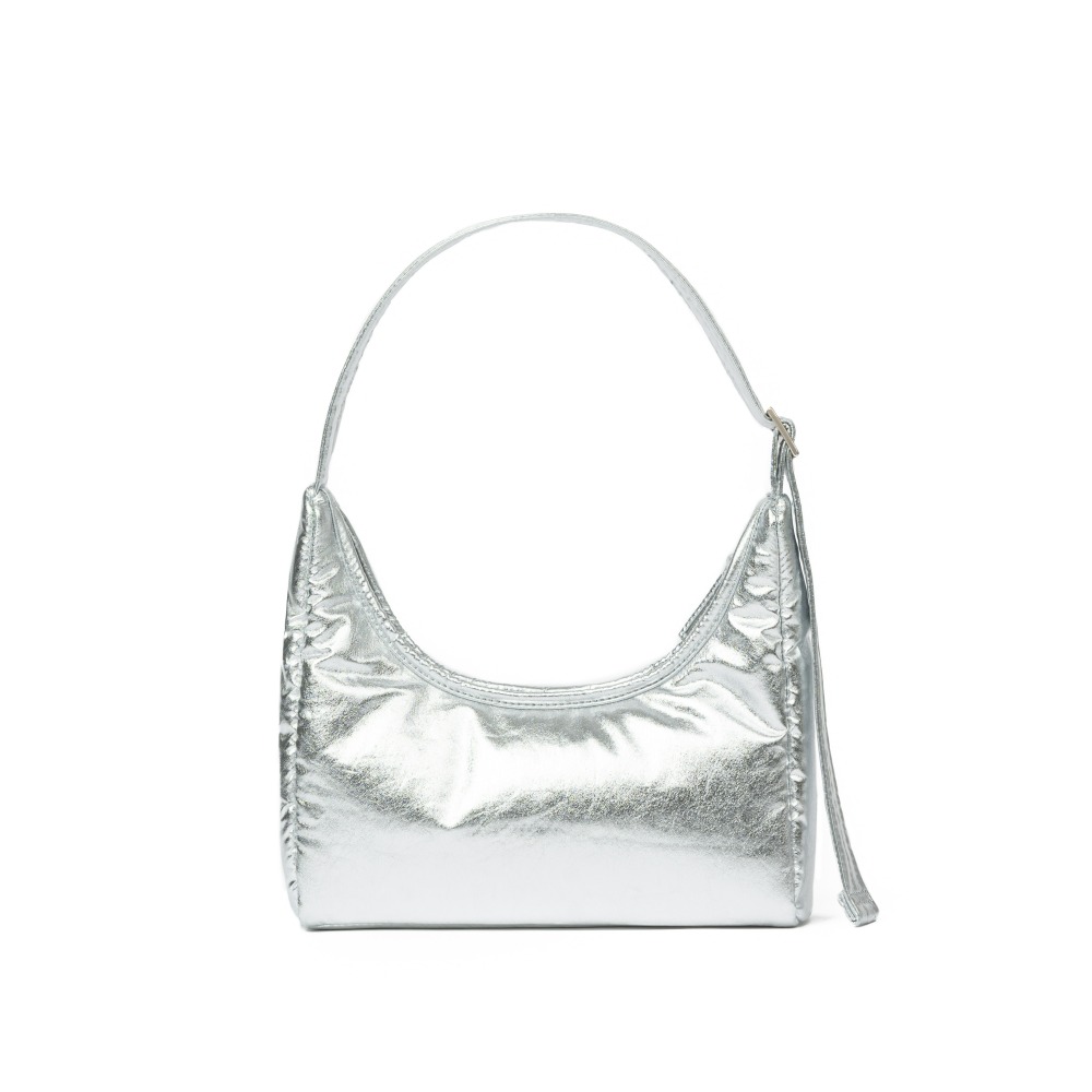 LEATHER TEXTURED SMALL (SILVER)