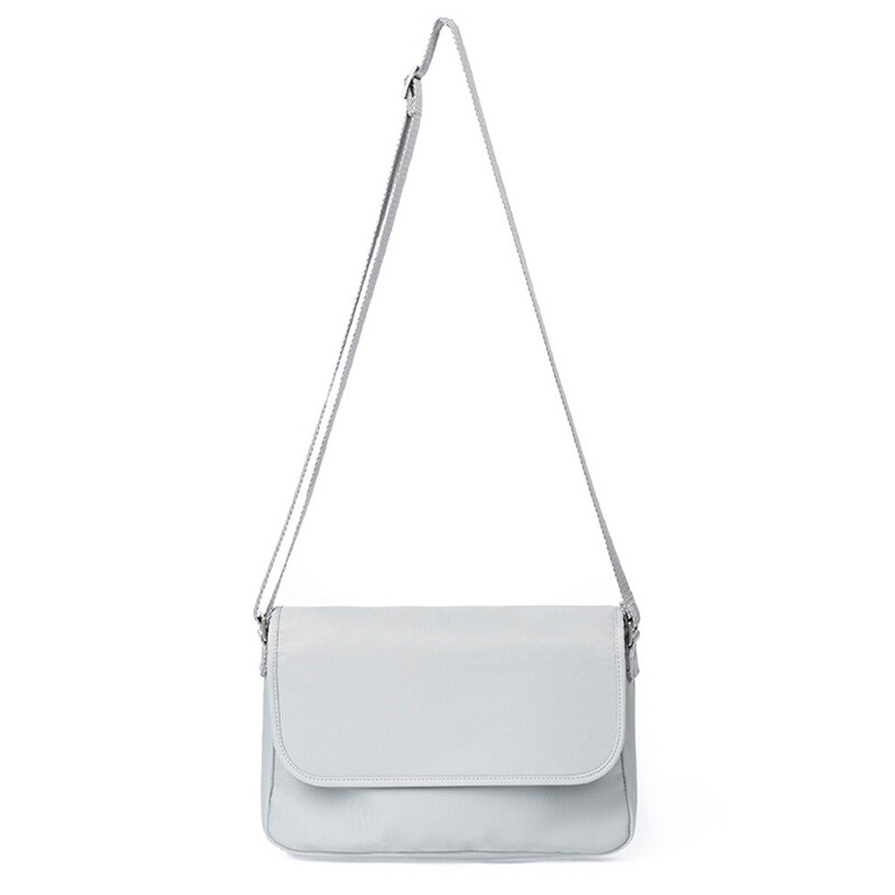 Flap Crossbody Bag (Silver)